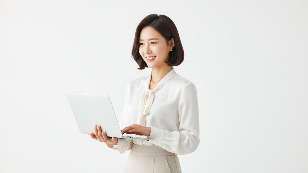 여성 직장인 사진