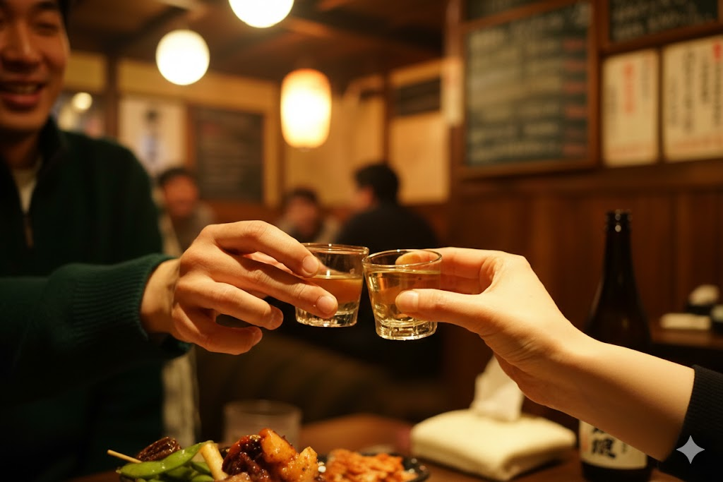 술 건배 사진